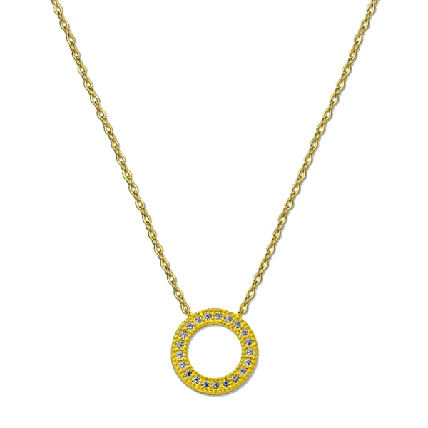 COLLAR CIRCULOS JUVENIL PLATA 1ª LEY