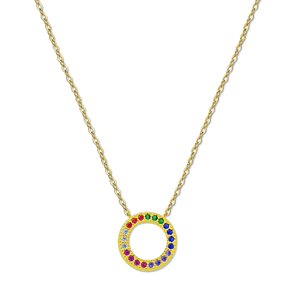 COLLAR CIRCULOS JUVENIL PLATA 1ª LEY