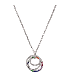 COLLAR CIRCULOS JUVENIL PLATA 1ª LEY
