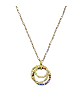COLLAR CIRCULOS JUVENIL PLATA 1ª LEY