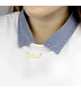 COLLAR LETRERO PLATA 1ª LEY CHAPADA 40 C