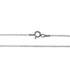 COLLAR CADENA FORZADA PLATA 1ª LEY 40 CM