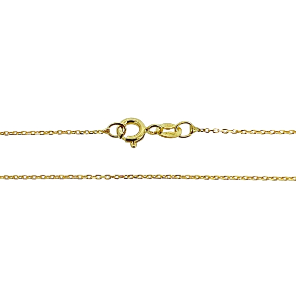 COLLAR CADENA FORZADA PLATA 1ª LEY CHAPA