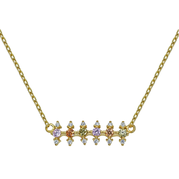 COLLAR MUJER PLATA PRIMERA LEY 38 + 5 CM
