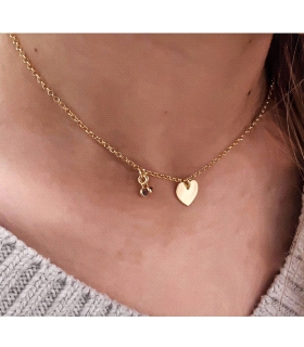 COLLAR ENAMORADOS PLATA PRIMERA LEY