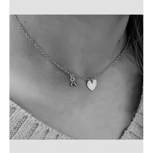 COLLAR ENAMORADOS PLATA PRIMERA LEY