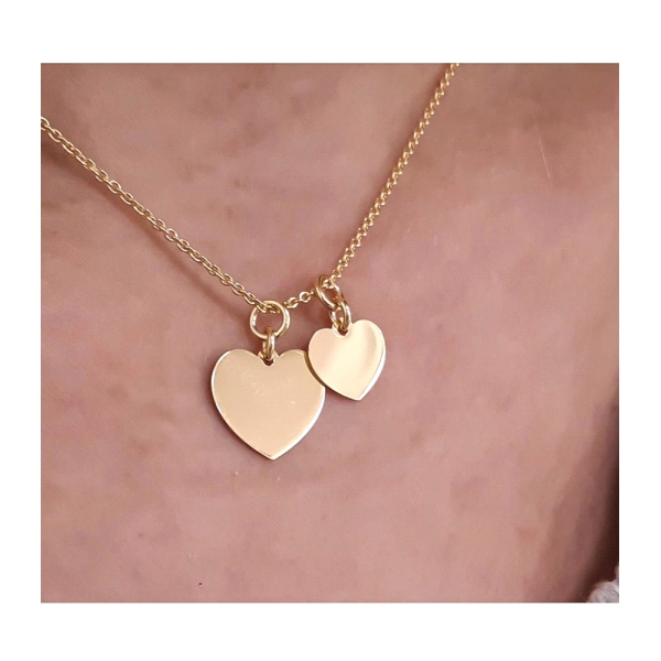 COLLAR ENAMORADOS PLATA PRIMERA LEY