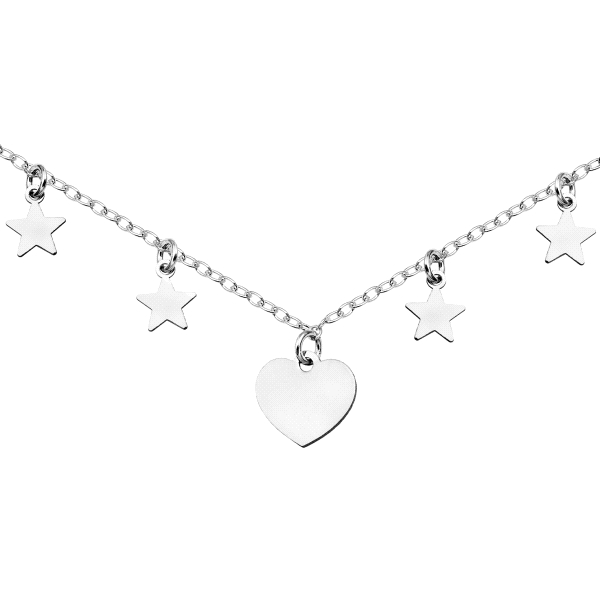COLLAR ENAMORADOS PLATA PRIMERA LEY