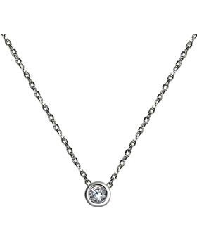 COLLAR PUNTO DE LUZ PLATA 1ª LEY 38 + 5