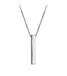 COLLAR LINGOTE PLATA PRIMERA LEY 43+3 CM