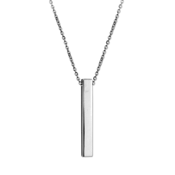 COLLAR LINGOTE PLATA PRIMERA LEY 43+3 CM