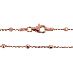 COLLAR BOLAS PLATA PRIMERA LEY 40 CM.