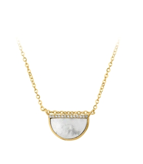 COLLAR NACAR PLATA 1ª LEY CHAPADA