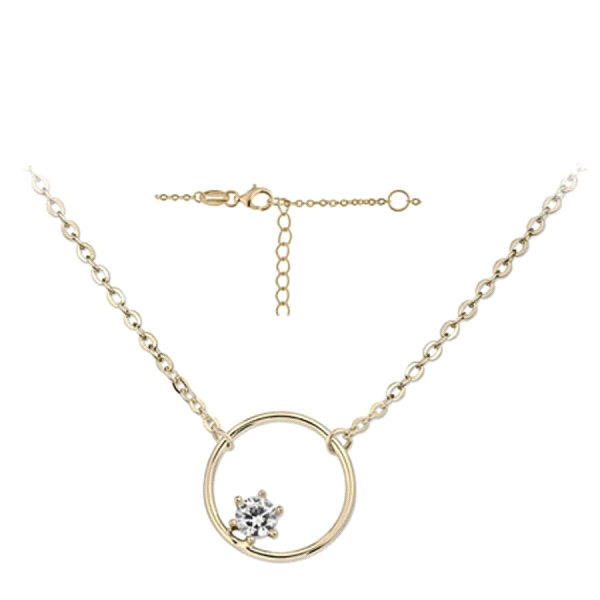 COLLAR KARMA DOBLE CIRCULO PLATA 1ª LEY