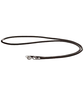 COLLAR CUERO PLATA PRIMERA LEY 2 X 40 CM