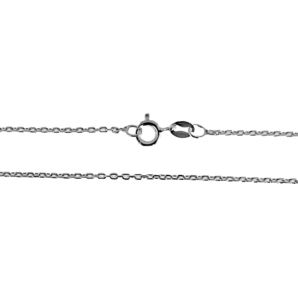 COLLAR CADENA FORZADA PLATA 1ª LEY 40 CM