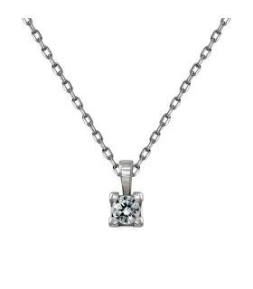 COLLAR MOTIVO CUADRADO PLATA 1ª LEY 4 X