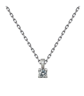 COLLAR MOTIVO CUADRADO PLATA 1ª LEY 3 X