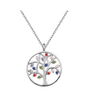 COLLAR ARBOL DE LA VIDA PLATA 1ª LEY 38