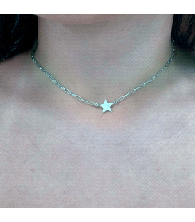 COLLAR ESTRELLA JUVENIL PLATA 1ª LEY 38