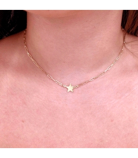 COLLAR ESTRELLA JUVENIL PLATA 1ª LEY 38