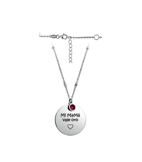 COLLAR DIA DE LA MADRE PLATA PRIMERA LEY
