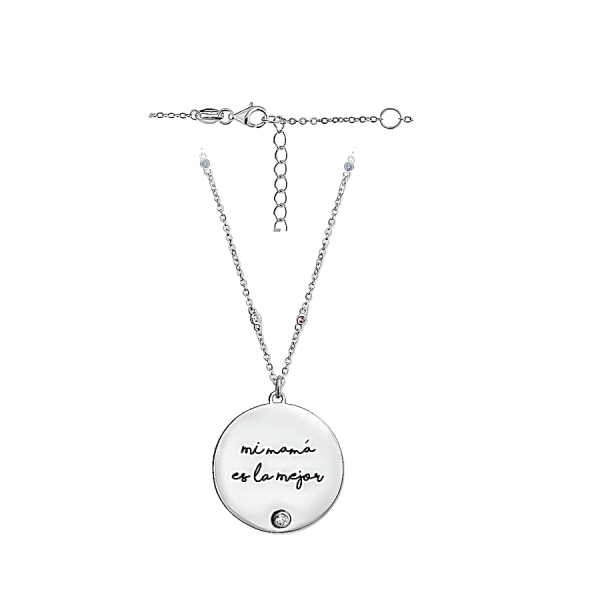 COLLAR DIA DE LA MADRE PLATA PRIMERA LEY
