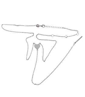COLLAR ENAMORADOS PLATA PRIMERA LEY 38