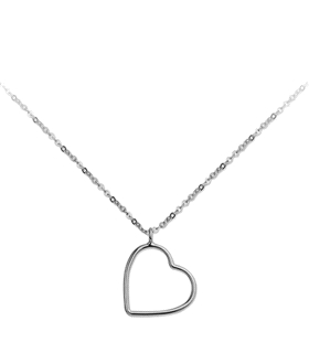 GARGANTILLA CORAZON PLATA 1ª LEY 18 MM