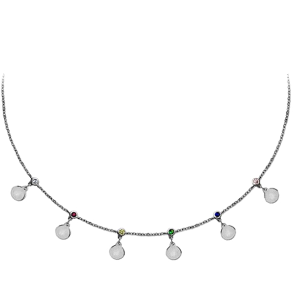 GARGANTILLA DISCOS PLATA 1ªLEY 36+5.5CM