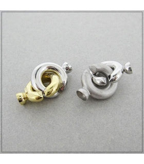 BROCHES BICOLOR PLATA 925 MIL.