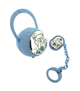 ALFILER BEBE PLATA 1ª LEY GATO AZUL