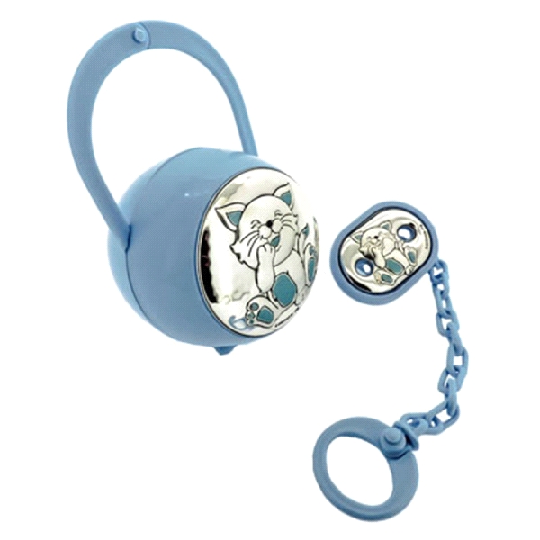 ALFILER BEBE PLATA 1ª LEY GATO AZUL