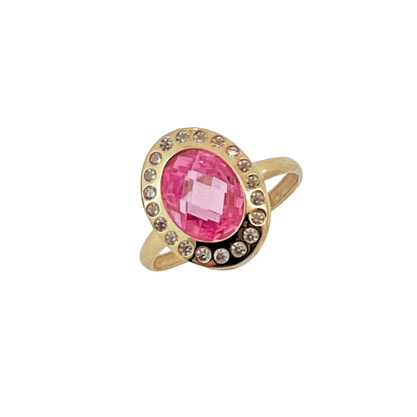 ANILLO CLASICO MUJER ORO 18 KTES. 15 X 1