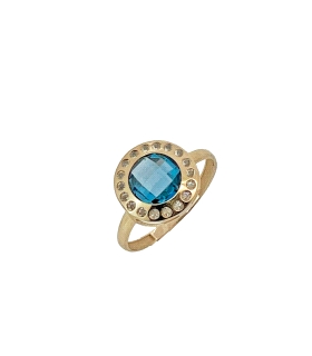 ANILLO CLASICO MUJER ORO 18 KTES. 12 MM.