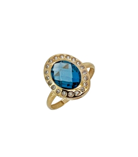 ANILLO CLASICO MUJER ORO 18 KTES. 15 X 1