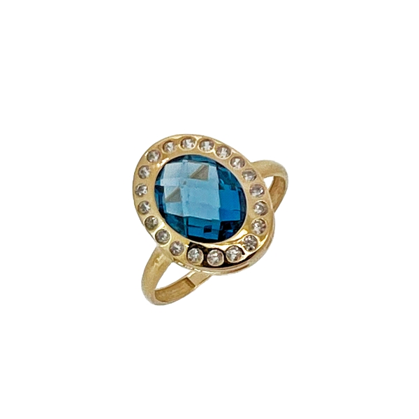 ANILLO CLASICO MUJER ORO 18 KTES. 15 X 1