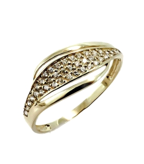 ANILLO CIRCONITAS ORO 1ª LEY ANCHO 7,50