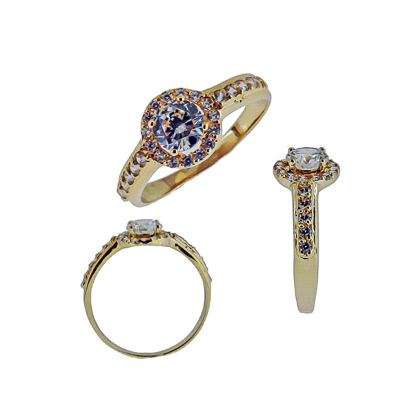 ANIILLO CLASICO MUJER ORO 18 KTES. 8 MM