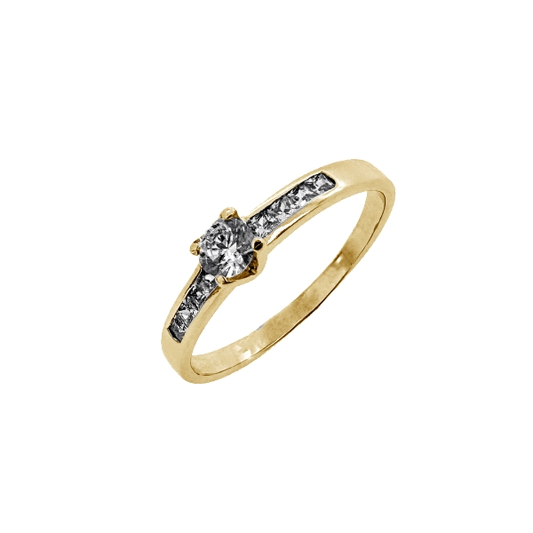 ANILLO PROMETIDA ORO 18 KTES.