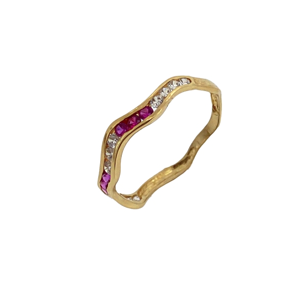ANILLO JUVENIL ORO PRIMERA LEY CIRCONITA