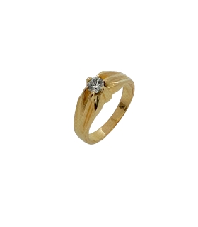 SOLITARIO CABALLERO ORO 18 KTES. 7 MM