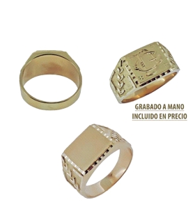 SELLO CABALLERO ORO 1ª LEY 12 X 11 MM