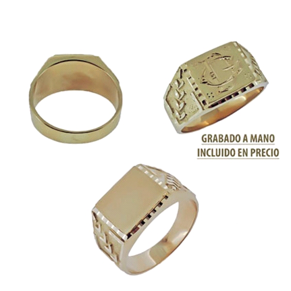 SELLO CABALLERO ORO 1ª LEY 12 X 11 MM