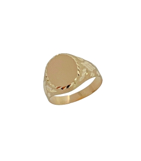 SELLO CABALLERO UNISEX ORO 1ª LEY 12X10