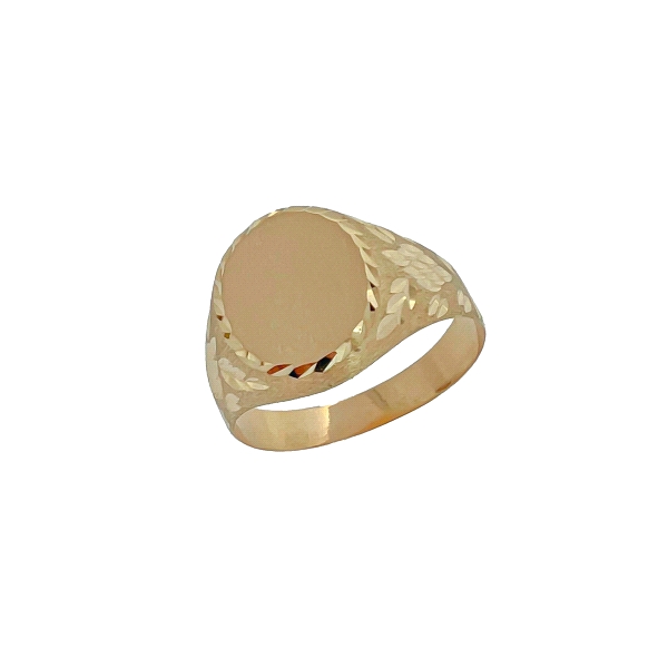SELLO CABALLERO UNISEX ORO 1ª LEY 12X10