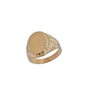 SELLO CABALLERO UNISEX ORO 1ª LEY 15X10