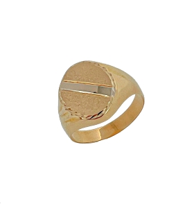 SELLO CABALLERO UNISEX ORO BICOLOR 1ª LE