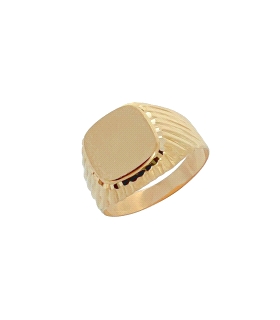 SELLO CABALLERO UNISEX ORO 1ª LEY 11X11