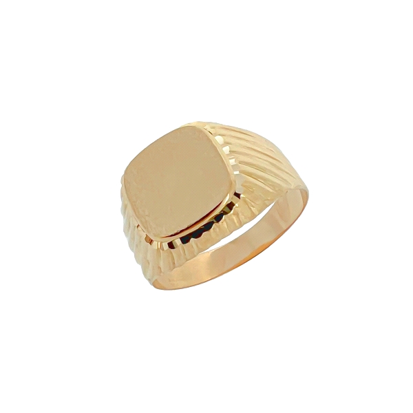SELLO CABALLERO UNISEX ORO 1ª LEY 11X11